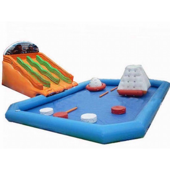 Economical Inflatable Water Park With Wave Slide Economical Inflatable Water Park With Wave Slide