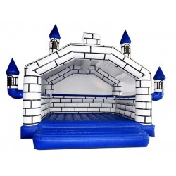 Camelot Bouncy Castle Blue/White Camelot Bouncy Castle Blue/White