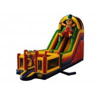 Inflatable Multiplay Clown Slide