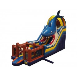 Inflatable Mutliplay Shark Slide