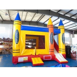 Inflatable Crayon Bouncer Combo