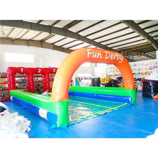 Inflatable Derby 3 Lane Inflatable Derby 3 Lane